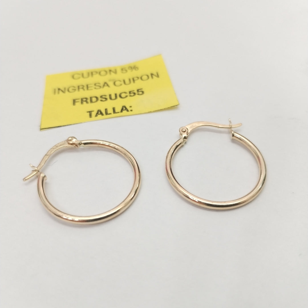 ARETES ARRACADAS 14K 1.4 GR (NUEVO)