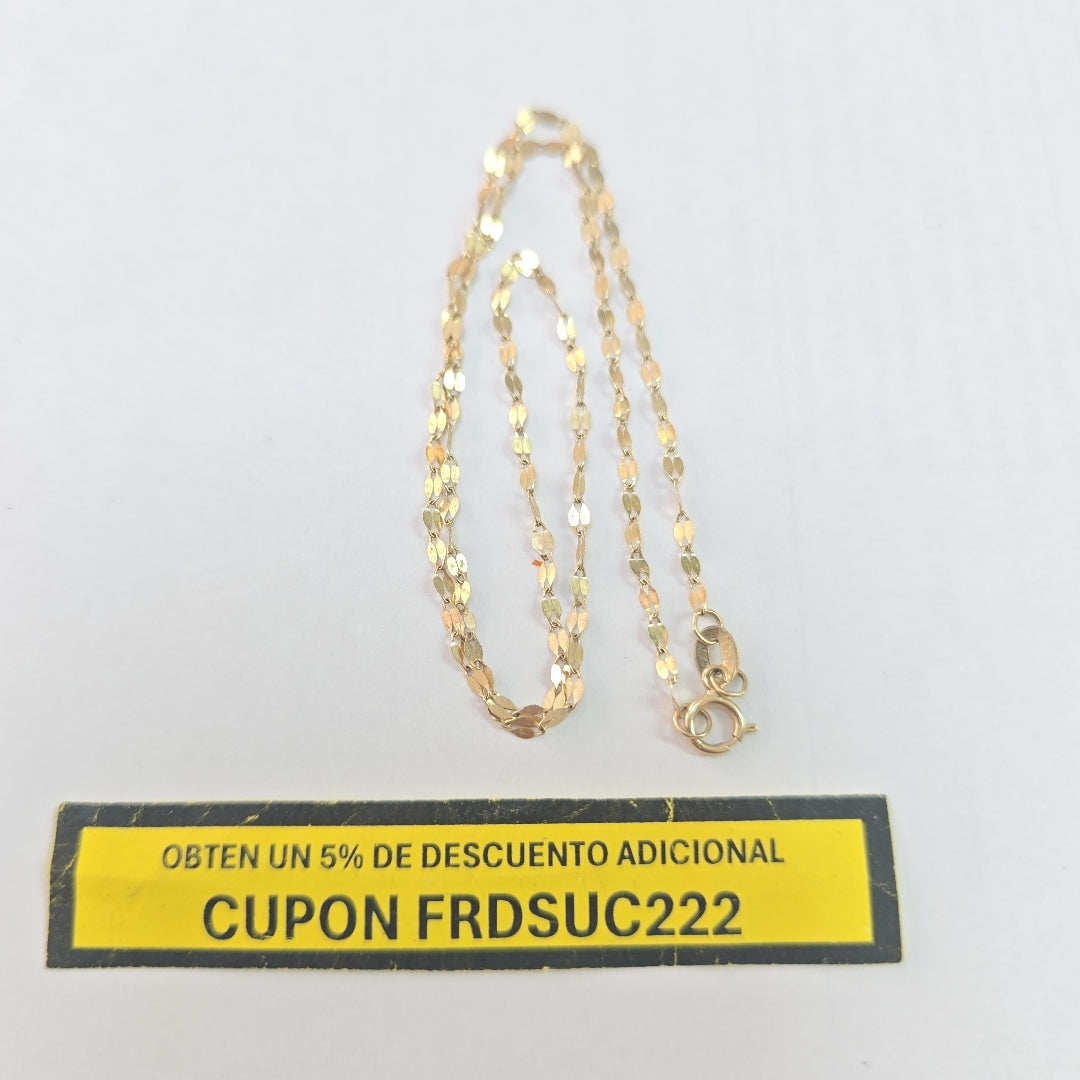 CADENA ORO 10 K 0,80 GRMS (SEMINUEVO)