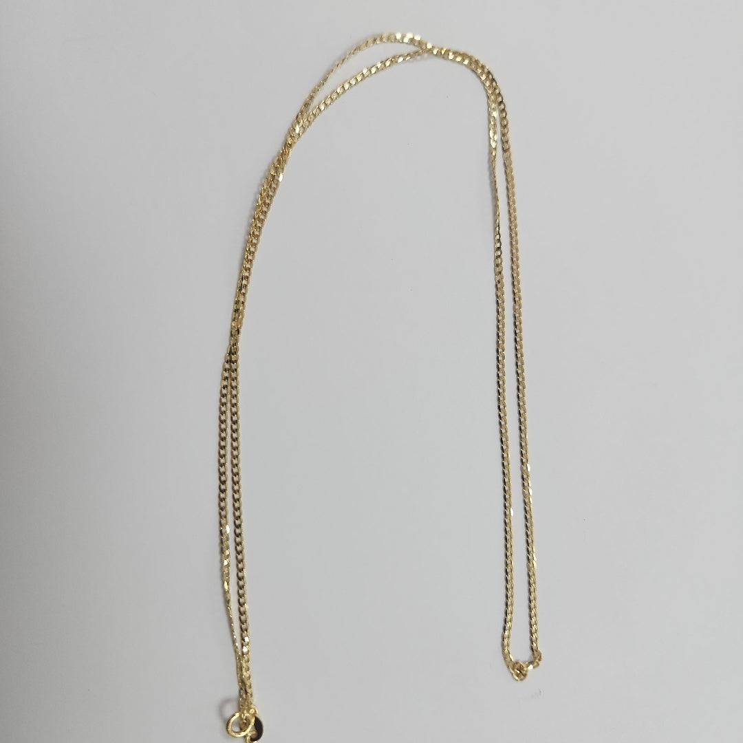 CADENAS BARBADA AMARILLA ORO 14K 2.2 (NUEVO)