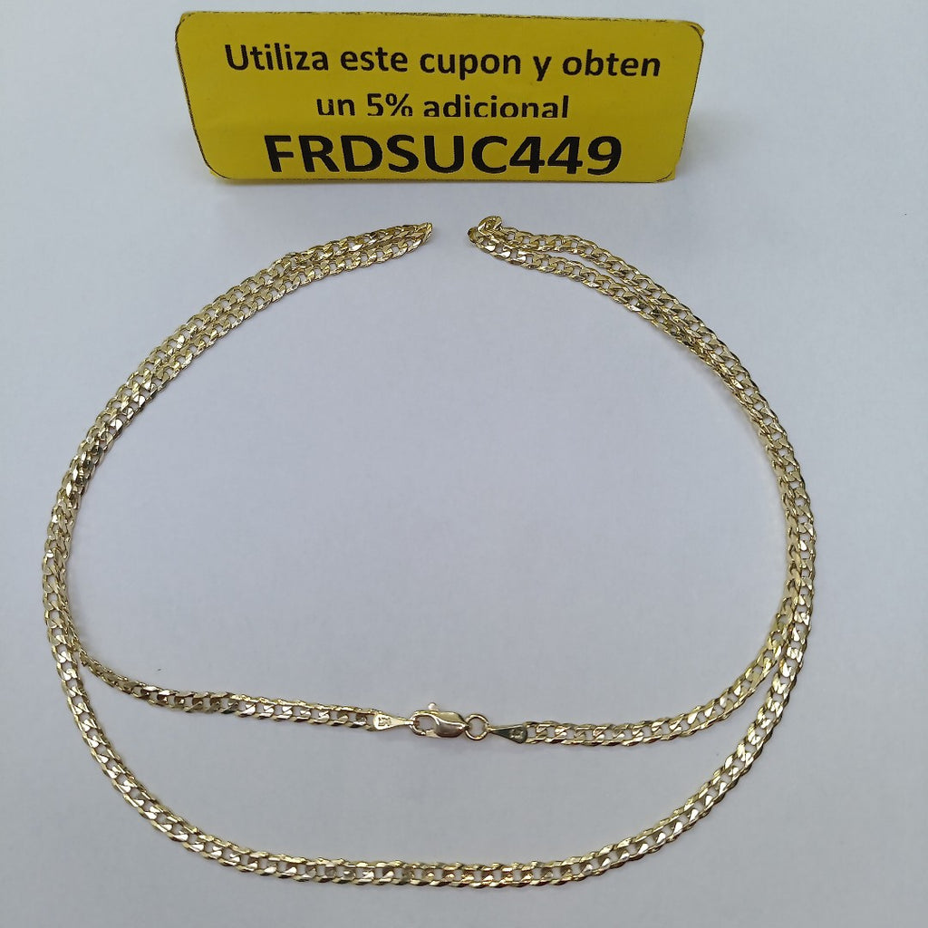 CADENA BARBADA 14K 60 CM 9.9 GR (NUEVO)