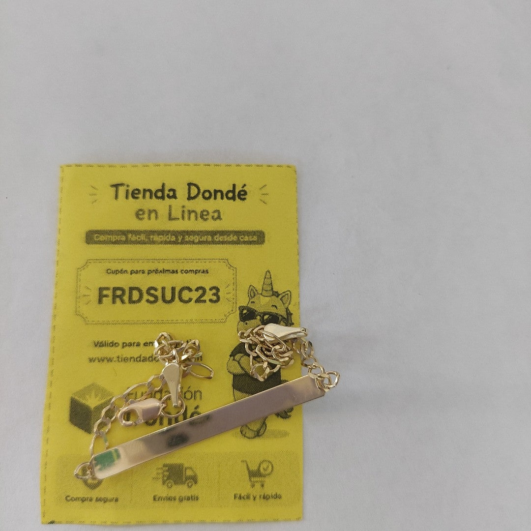 PULSERA ESCLAVA 3X1 10K 18 CM 2.6 GR (NUEVO)