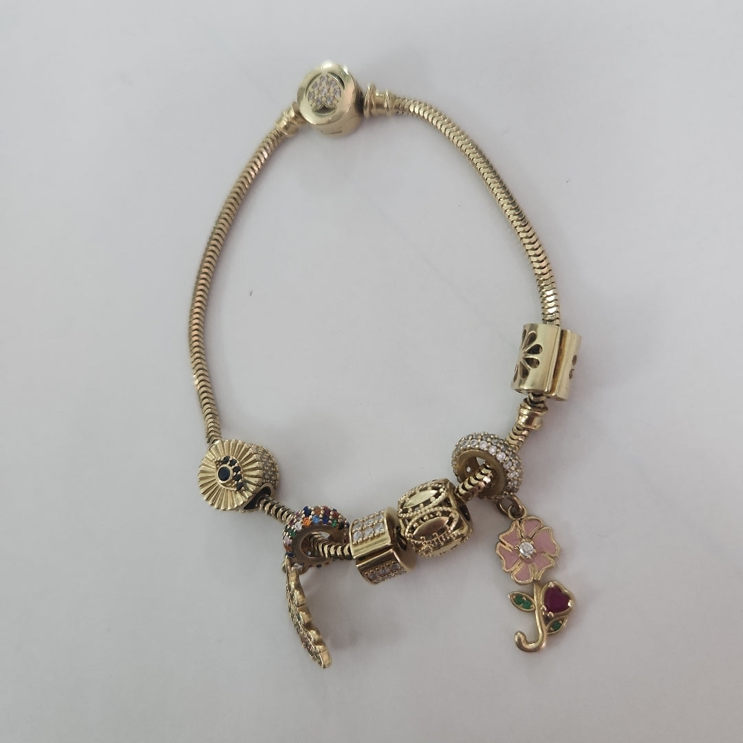 PULSERA ORO 14 K 13.6 GRMS (SEMINUEVO)