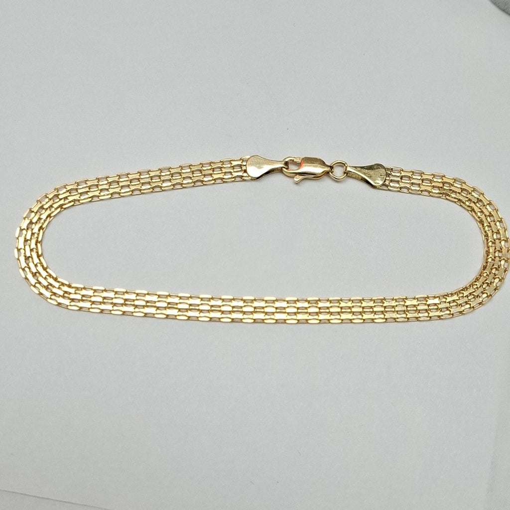 PULSERA ESPECIAL 10K 21 CM 4.5 GR (NUEVO)