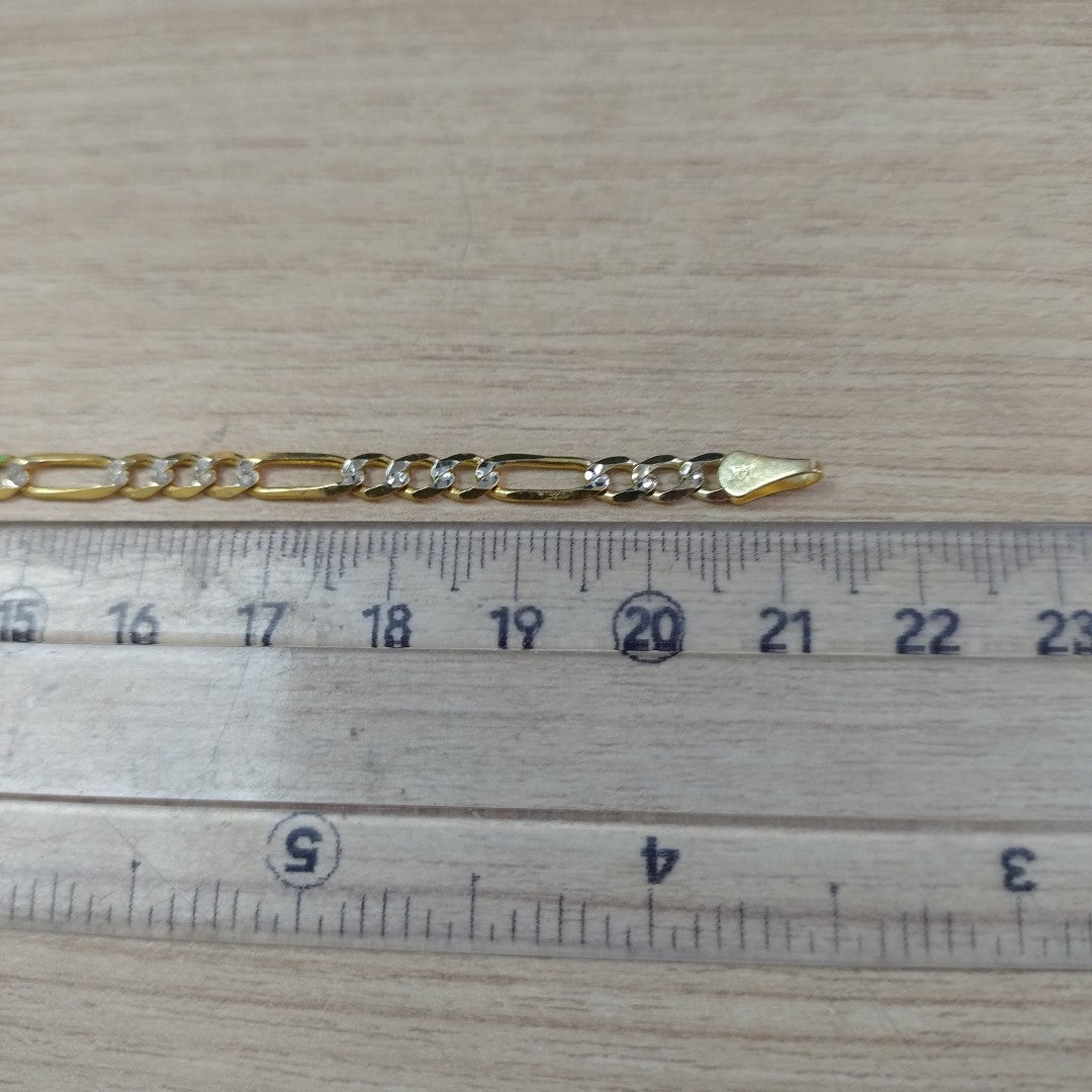PULSERA 3X1 14K 21 CM 4.6 GR (NUEVO)