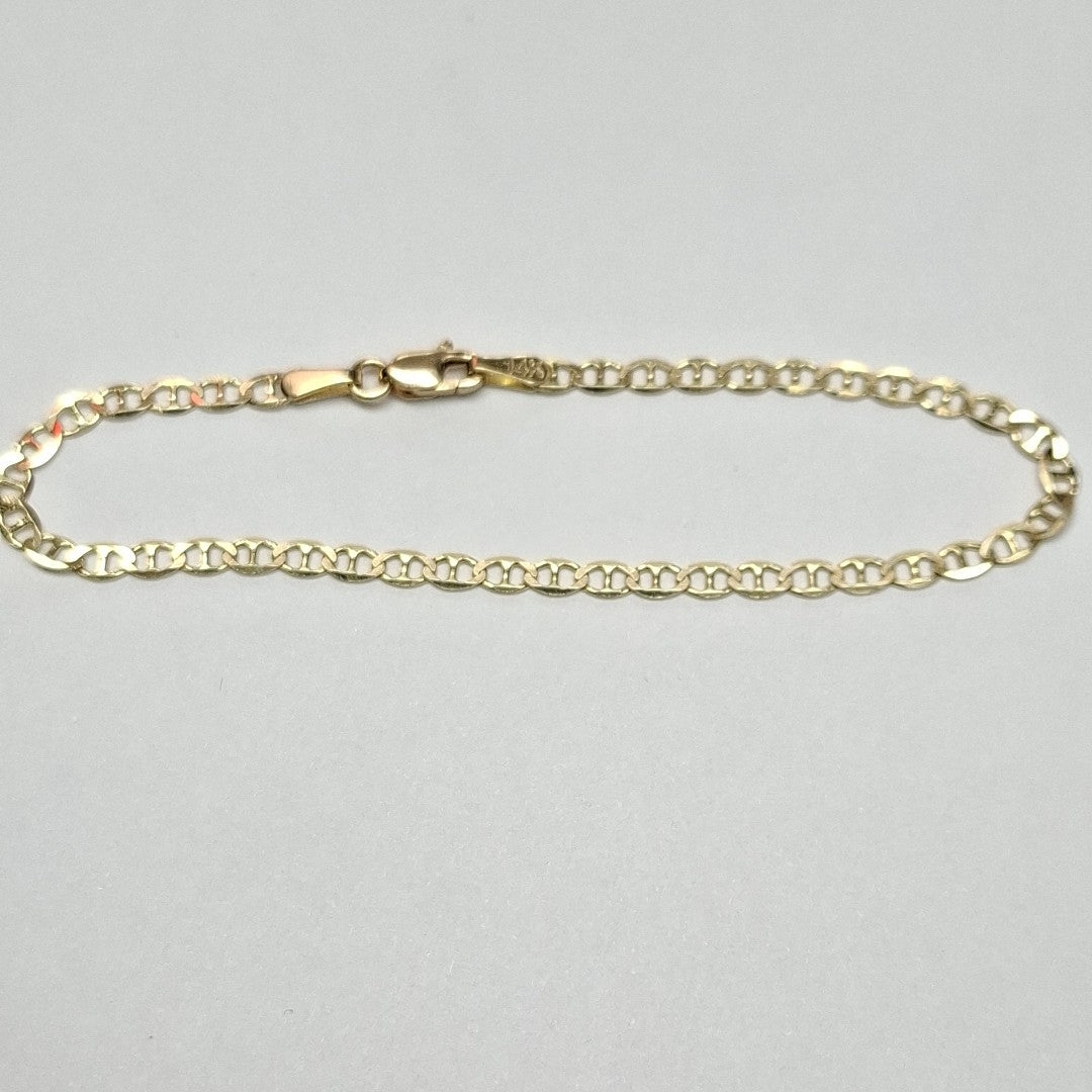 PULSERA GUCHI 14K 18 CM 2 GR (NUEVO)