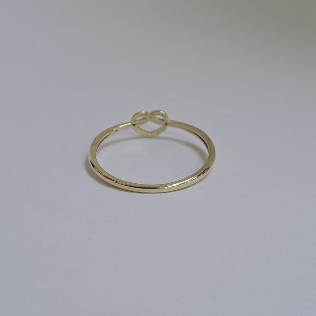 ANILLOS ANILLITO FIG CORAZON 10K TALLA 8 0.9 GR (NUEVO)