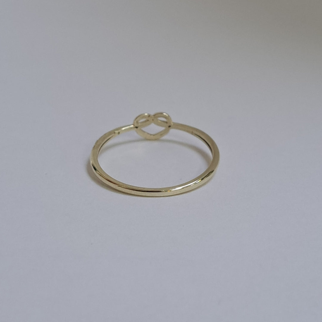 ANILLOS ANILLITO FIG CORAZON 10K TALLA 8 0.9 GR (NUEVO)