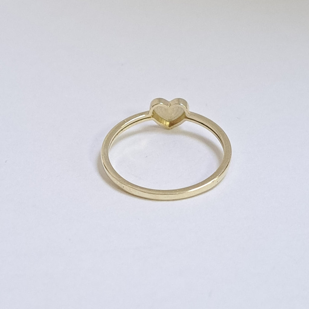 ANILLOS ANILLITO FIG CORAZON 10K TALLA 7 1.1 GR (NUEVO)