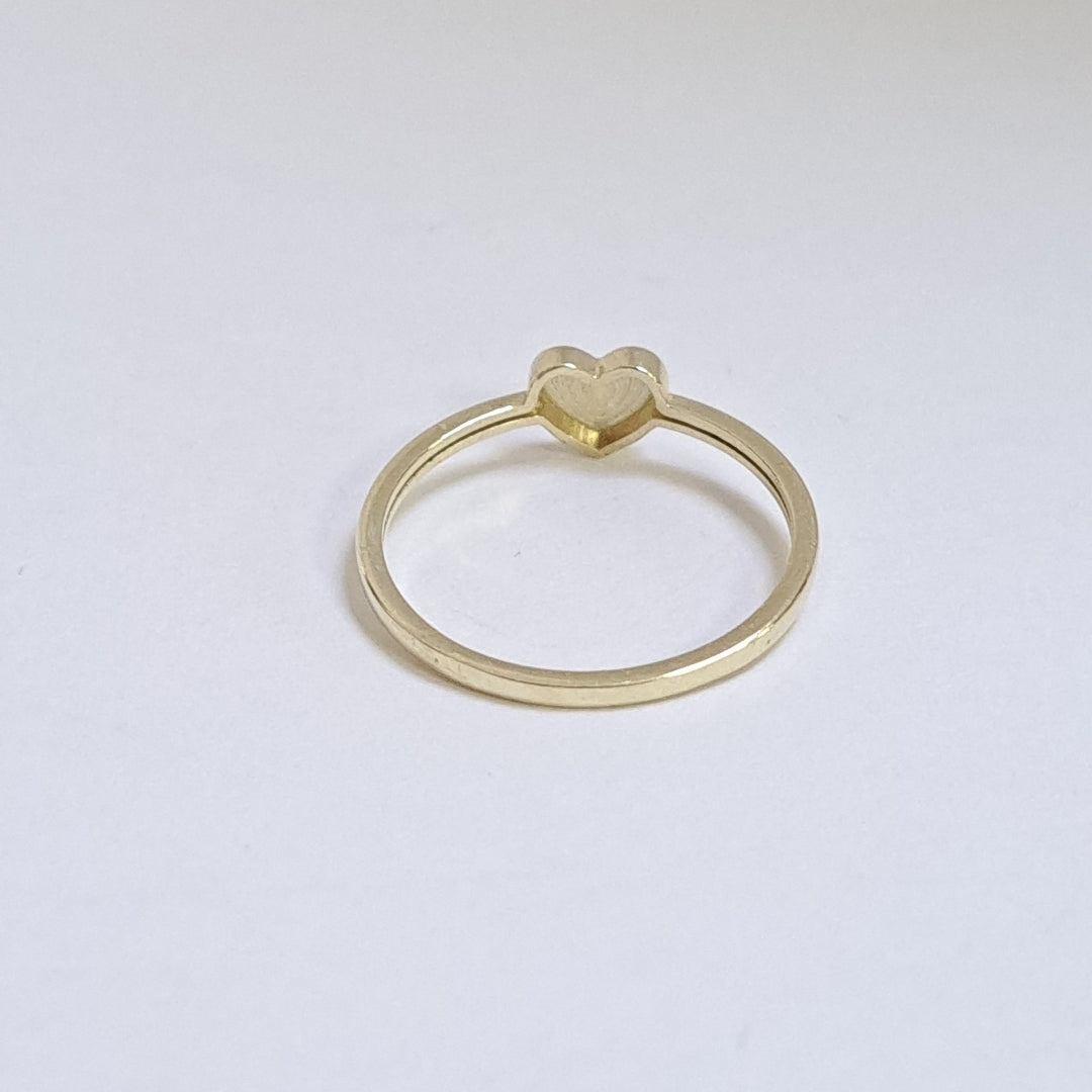 ANILLOS ANILLITO FIG CORAZON 10K TALLA 7 1.1 GR (NUEVO)