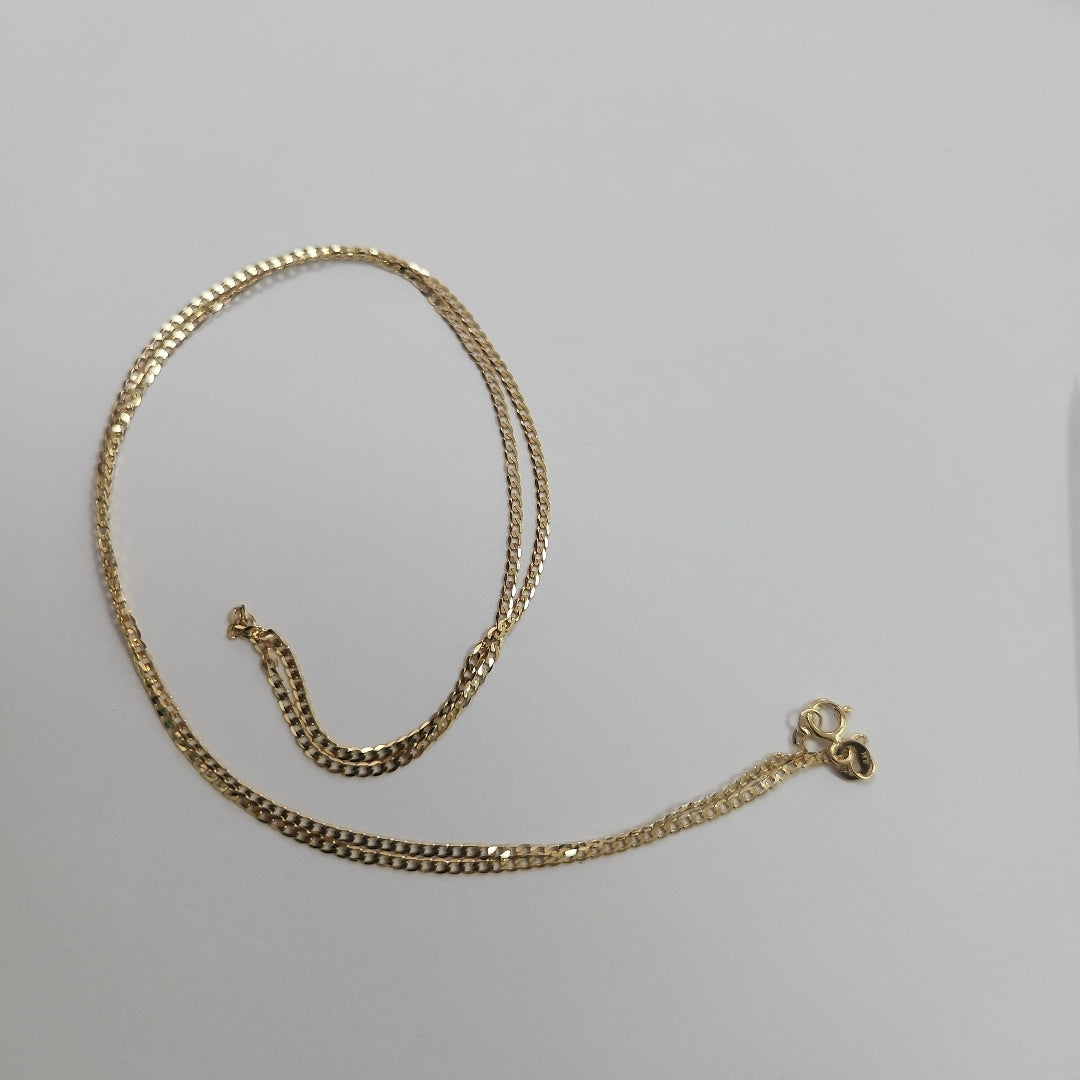CADENAS BARBADA AMARILLA ORO 14K 2.1 (NUEVO)