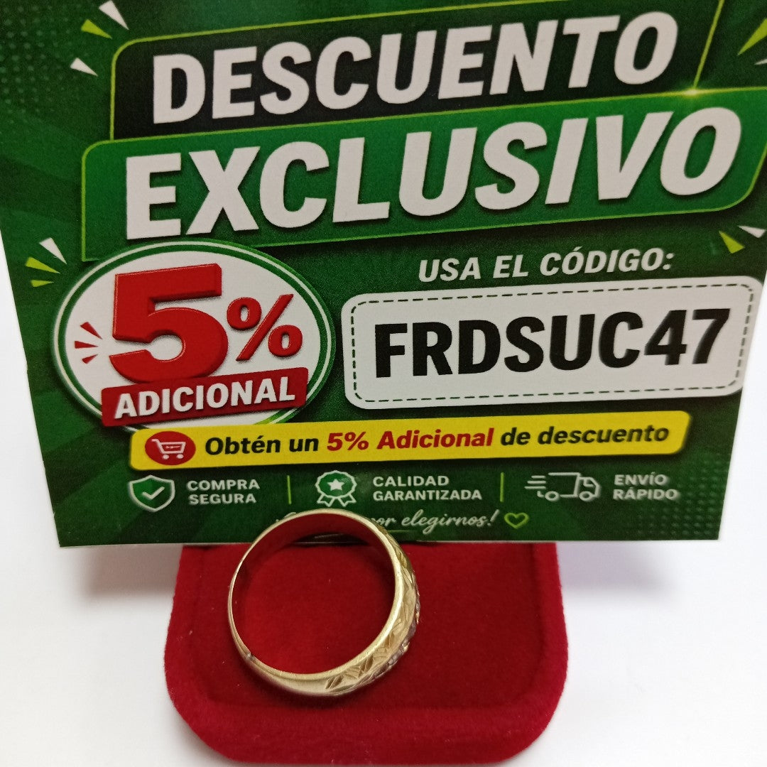 ARGOLLA ORO 10 K 7,00 GRMS (SEMINUEVO)