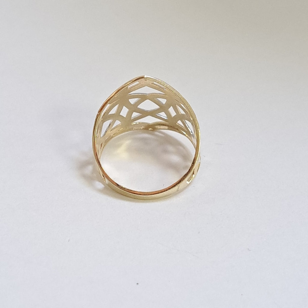 ANILLOS CON ESTRELLA CELTA 14K TALLA 6.5 2.1 GR (NUEVO)