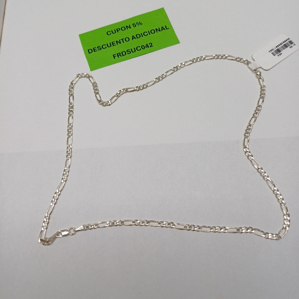 CADENA 3X1 PLATA .925 50 CM 6.92 GR (NUEVO)