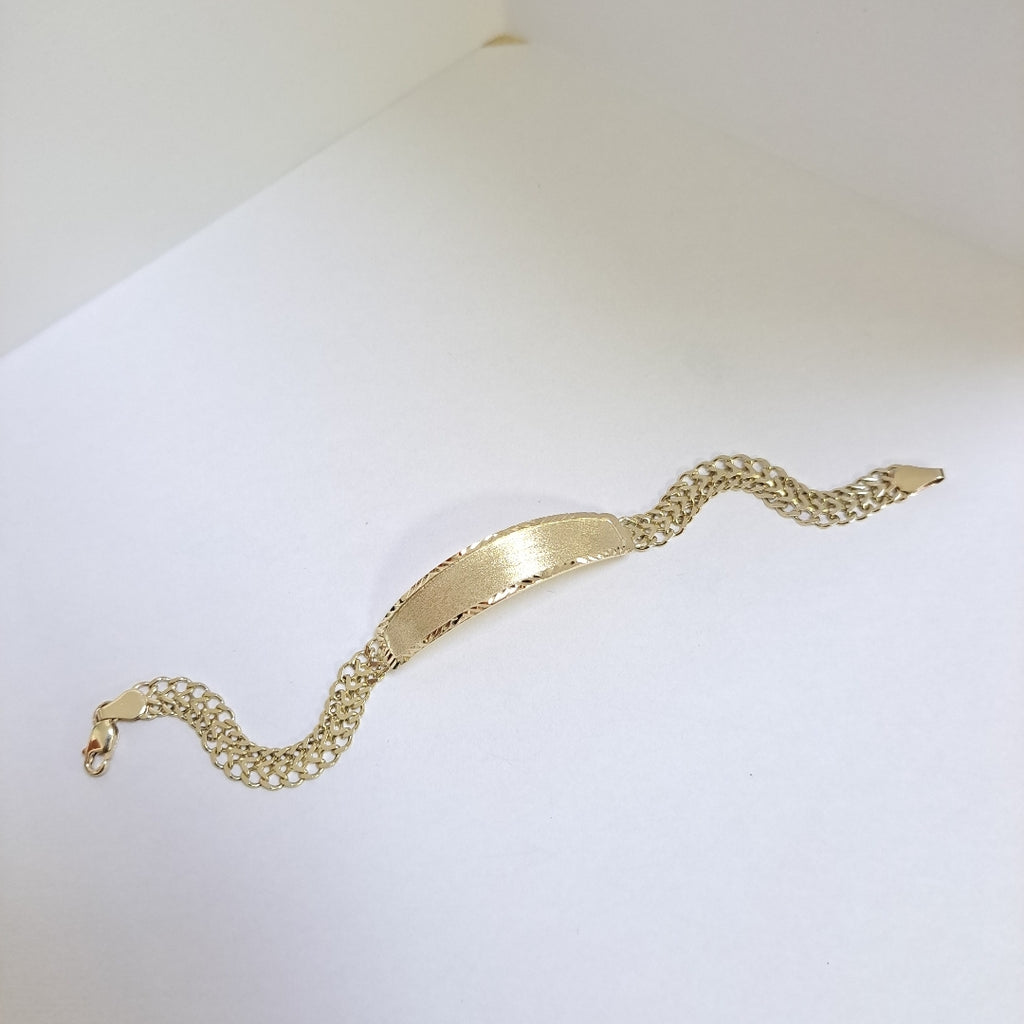 PULSERA ESCLAVA CHINO 14K 21 CM 9.7 GR (NUEVO)