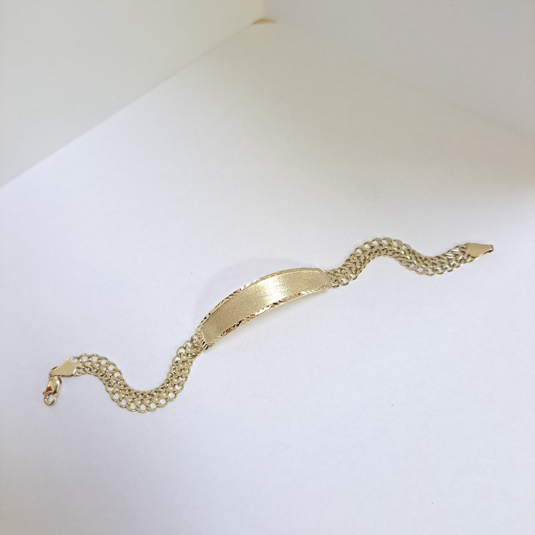 PULSERA ESCLAVA CHINO 14K 21 CM 9.7 GR (NUEVO)