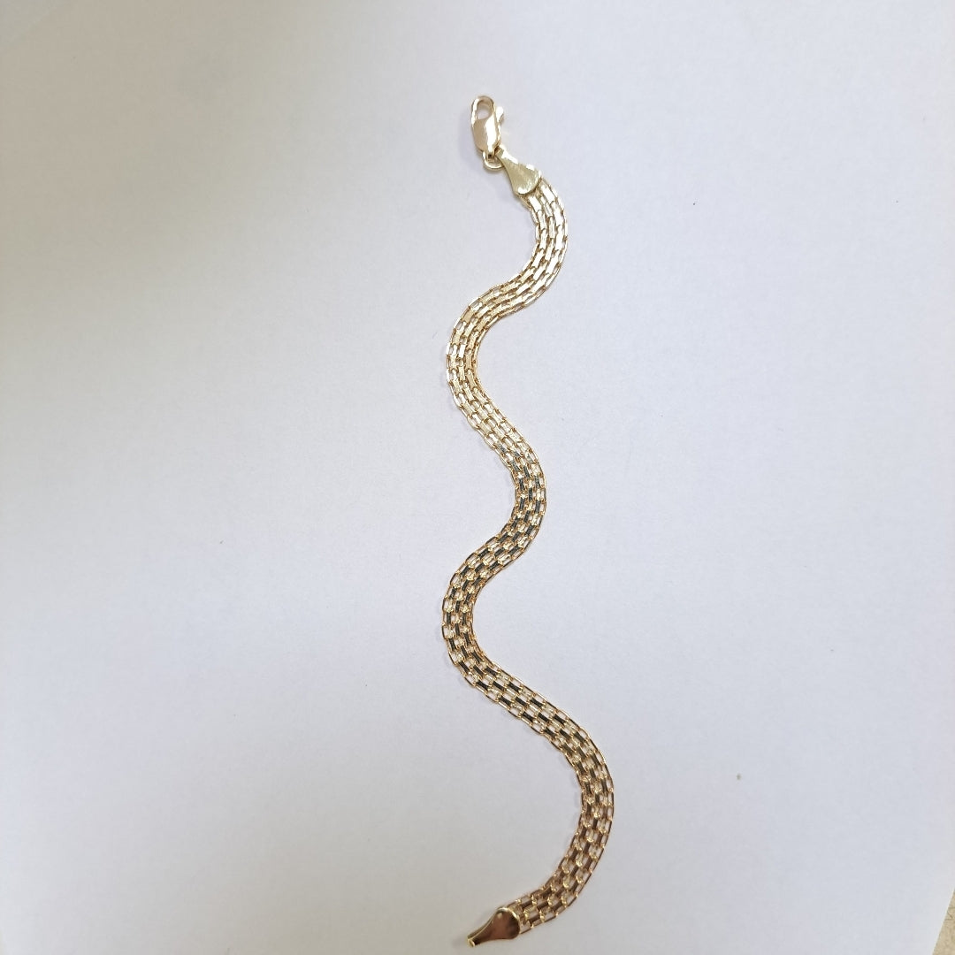PULSERA ESPECIAL 10K 18 CM 3.9 GR (NUEVO)