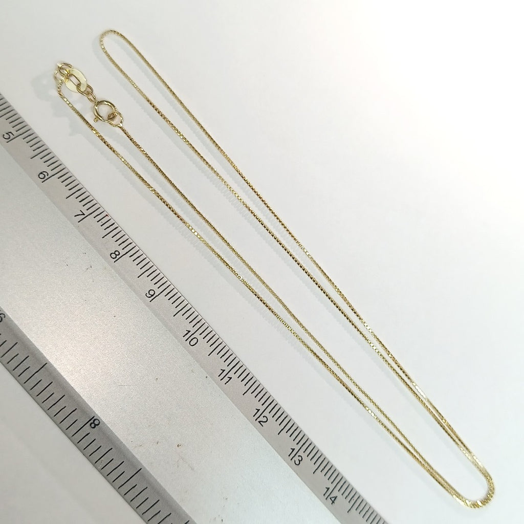 CADENA VENECIANO 14K 50 CM 1.6 GR (NUEVO)