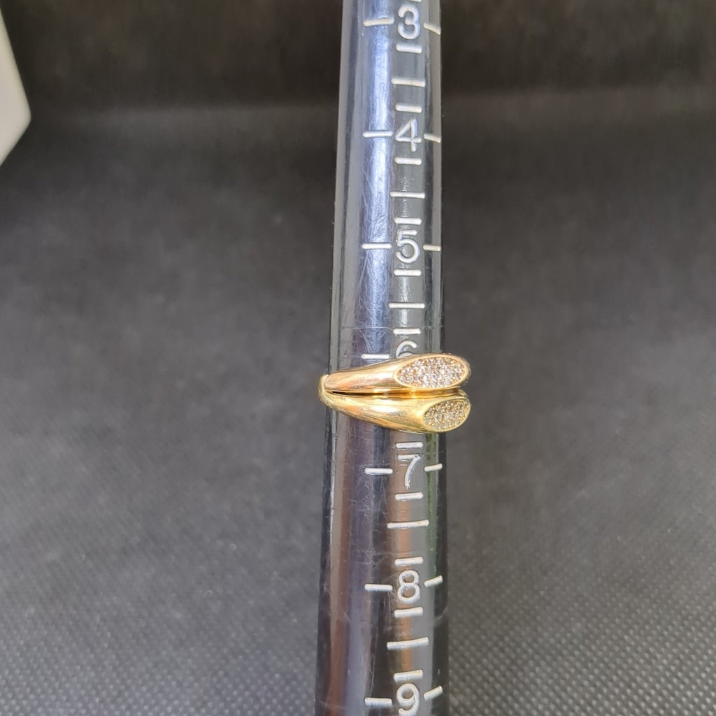 ANILLITO ORO COMBINADO 10 K 2,70 GRMS (SEMINUEVO)