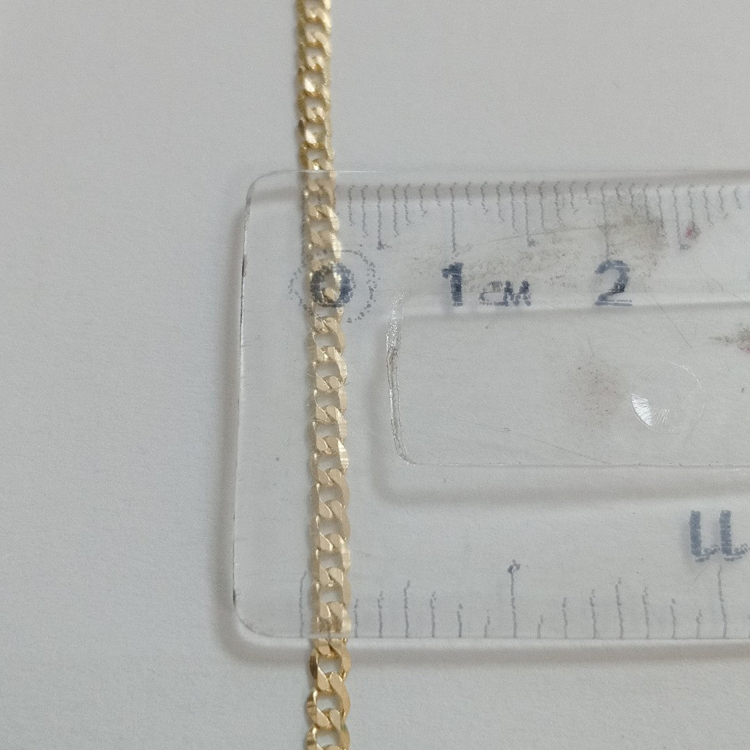 PULSERA BARBADA 14K 18 CM 2 GR (NUEVO)