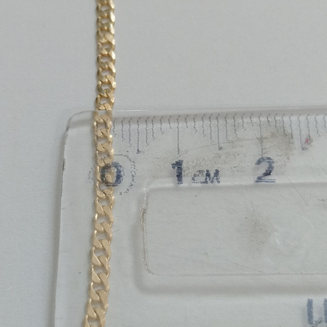 PULSERA BARBADA 14K 18 CM 2.1 GR (NUEVO)