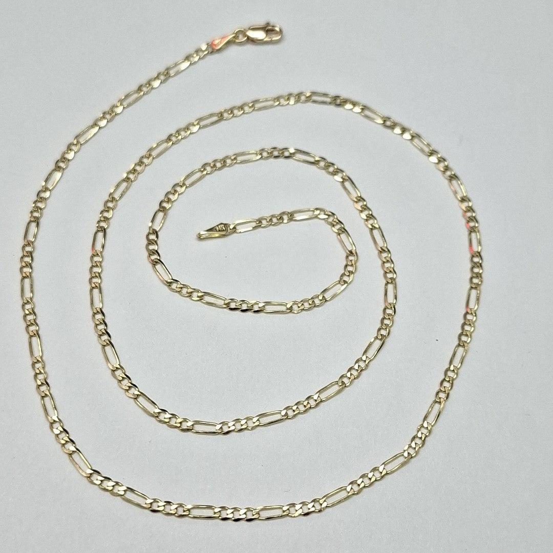 CADENA 3X1 14K 60 CM 5.5 GR (NUEVO)