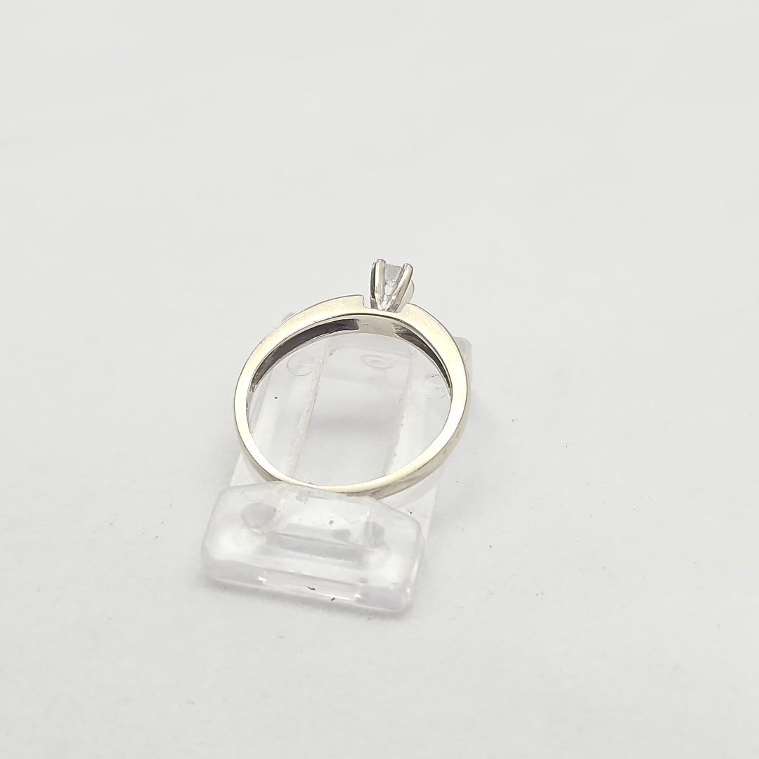ANILLITO ORO, ORO BLANCO 14 K 2.1 GRMS (SEMINUEVO)