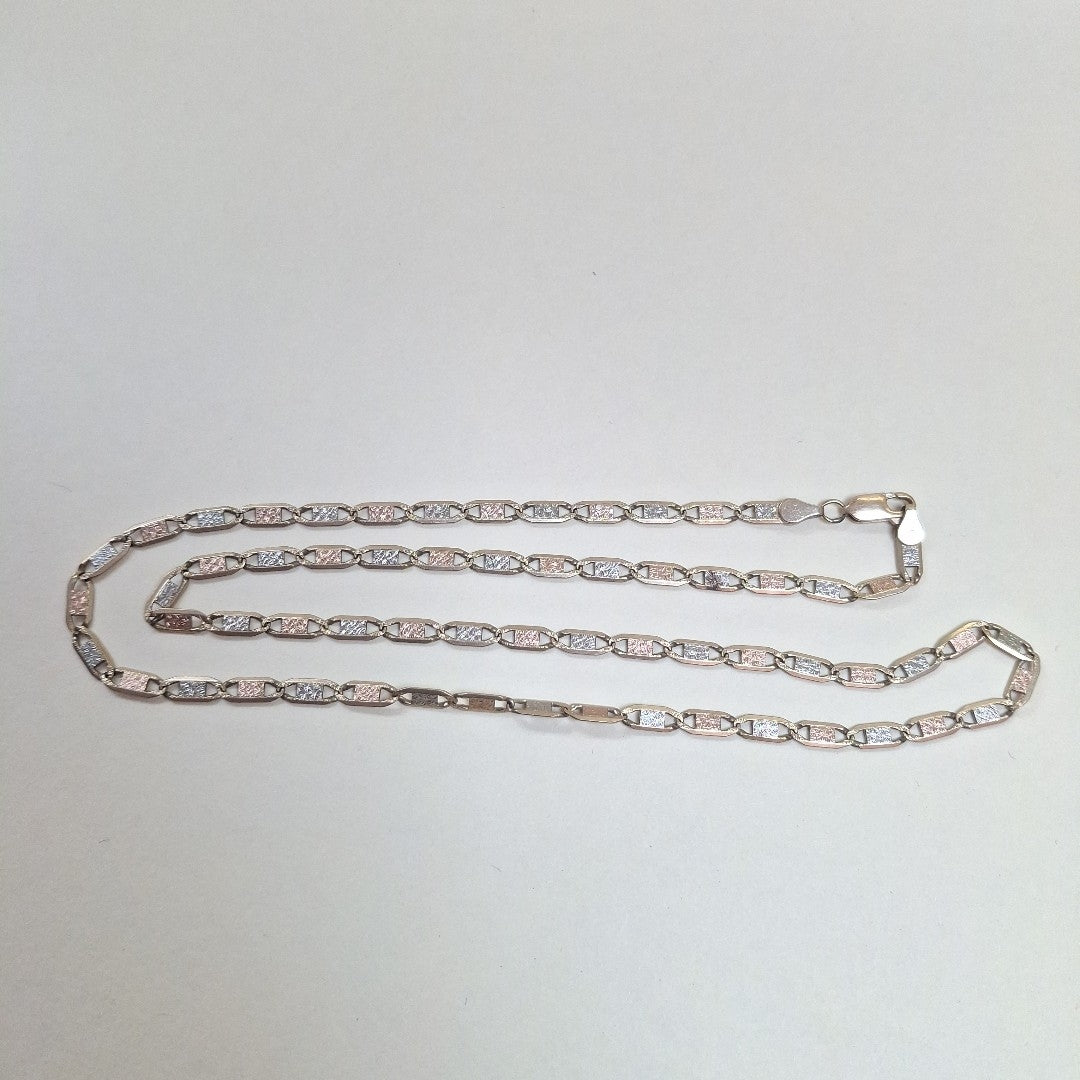 CADENA ORO COMBINADO 14 K 13,80 GRMS (SEMINUEVO)