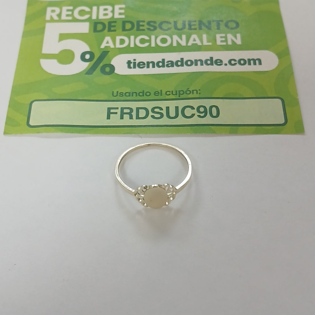 ANILLOS ANILLITO 10K TALLA 9 1 GR (NUEVO)