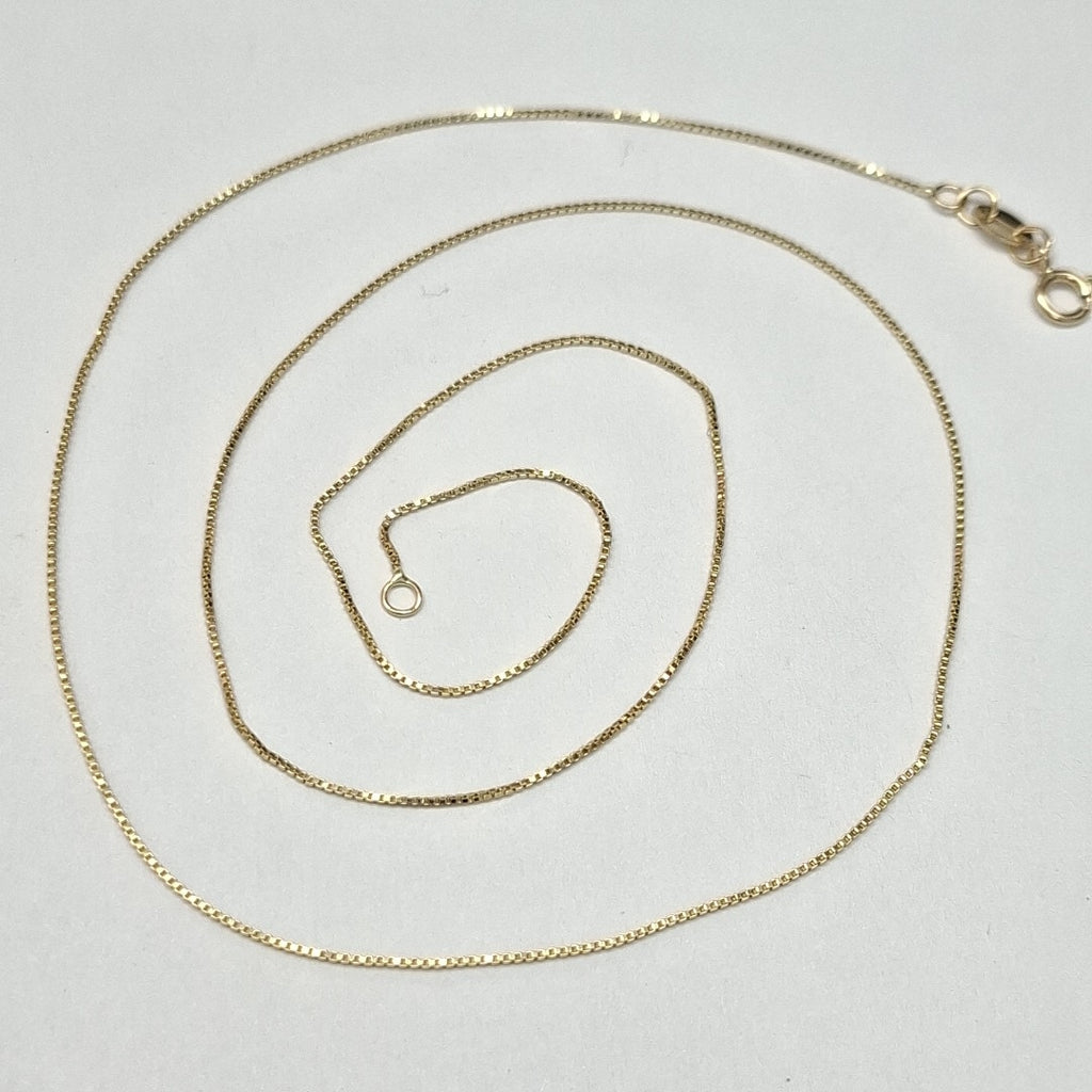 CADENA VENECIANO 14K 50 CM 1.6 GR (NUEVO)