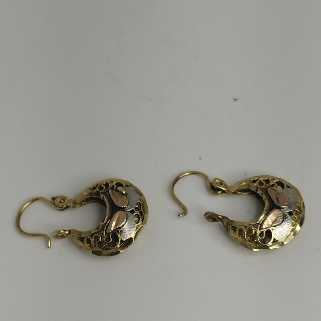 ARRACADAS PAR ORO 10 K 3,00 GRMS (SEMINUEVO)