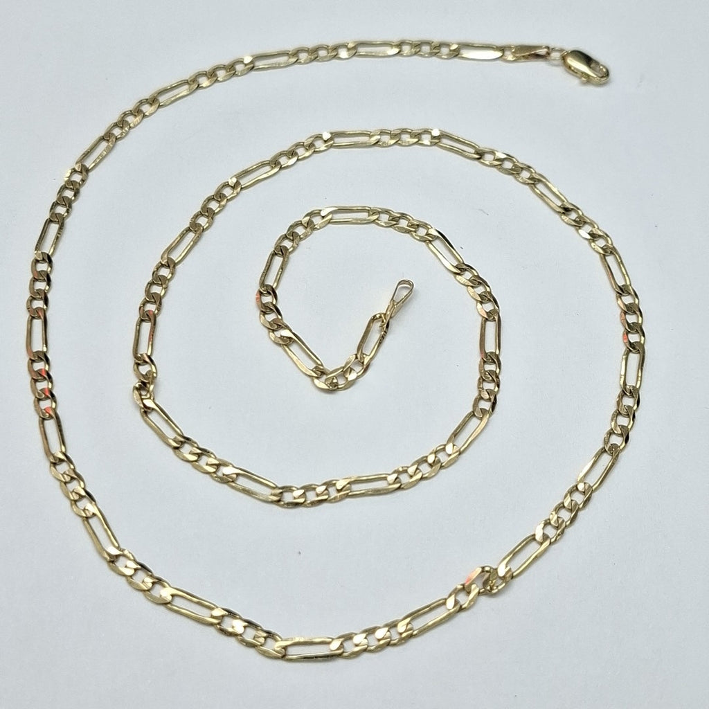 CADENA 3X1 14K 55 CM 7.4 GR (NUEVO)