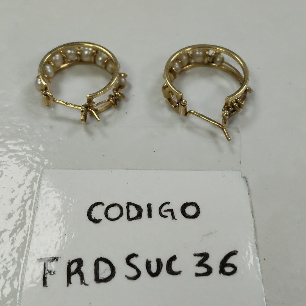ARRACADAS PAR ORO 14 K 4,40 GRMS (SEMINUEVO)
