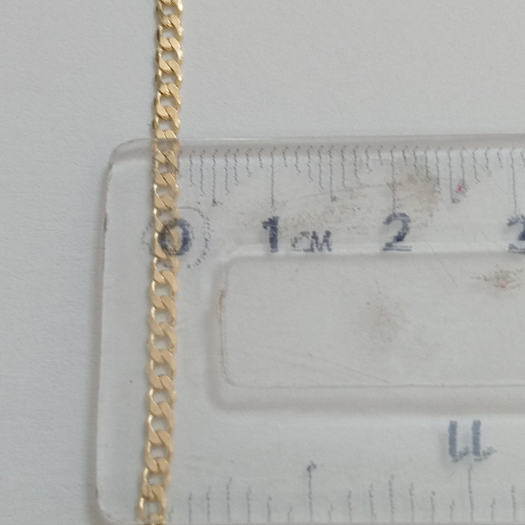 PULSERA BARBADA 14K 21 CM 2.3 GR (NUEVO)