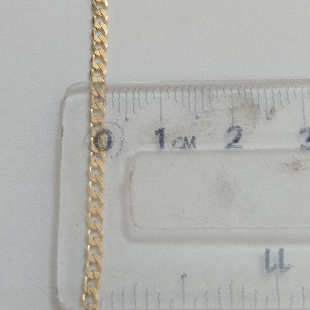 PULSERA BARBADA 14K 21 CM 2.3 GR (NUEVO)