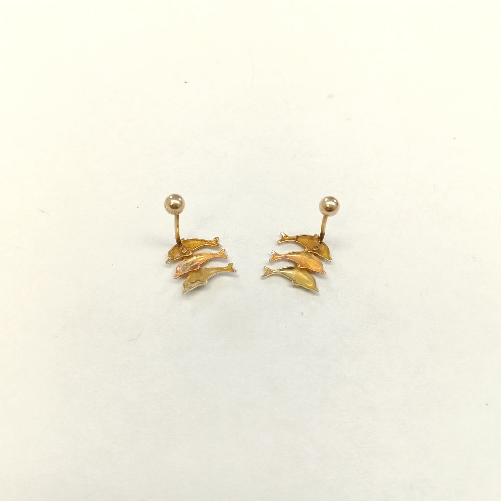 ARETES PAR ORO 10 K 0.7 GRMS (SEMINUEVO)