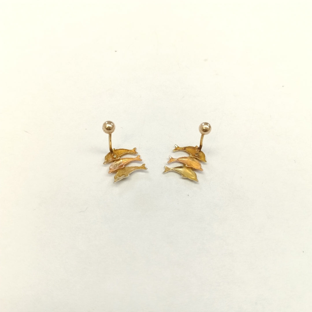 ARETES PAR ORO 10 K 0.7 GRMS (SEMINUEVO)
