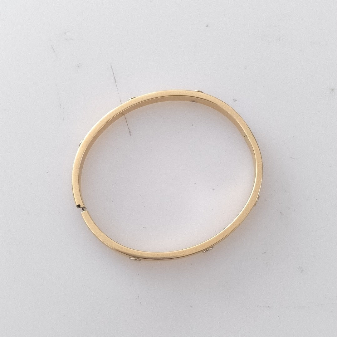PULSERA RIGIDA ORO 14 K 10,60 GRMS (SEMINUEVO)