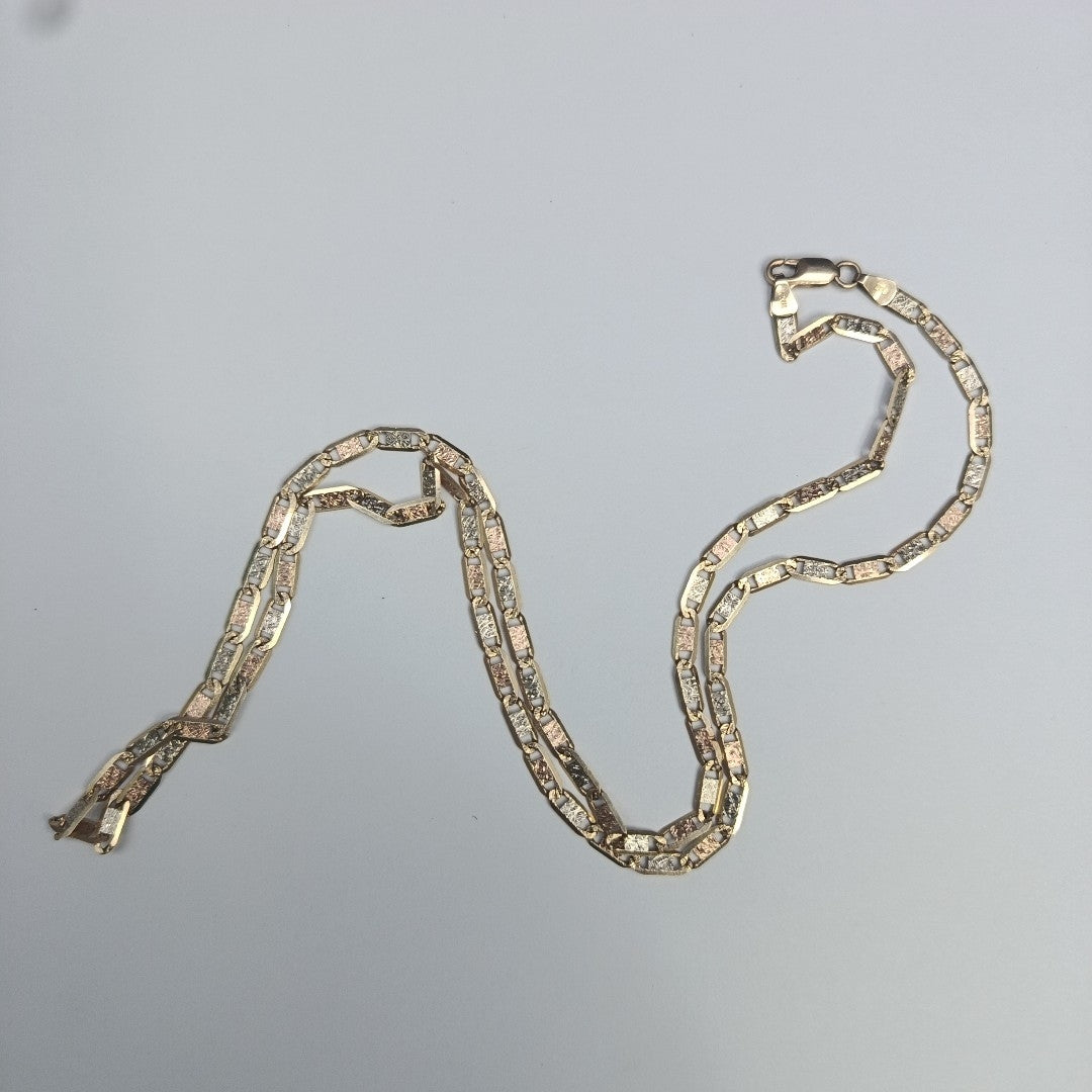 CADENA ORO,ORO COMBINADO 14 K 14,00 GRMS (SEMINUEVO)
