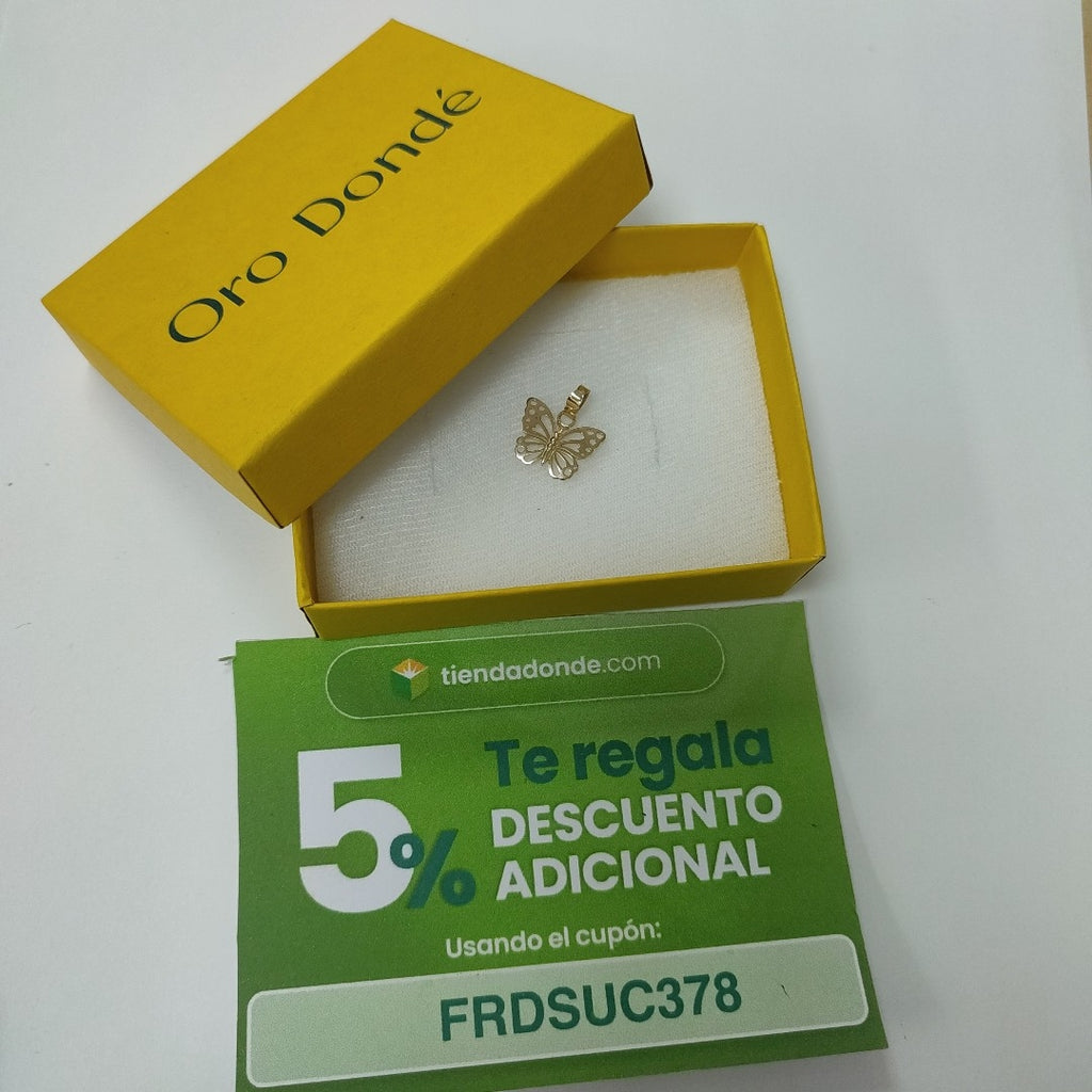 DIJE MARIPOSA 10K 0.7 GR (NUEVO)