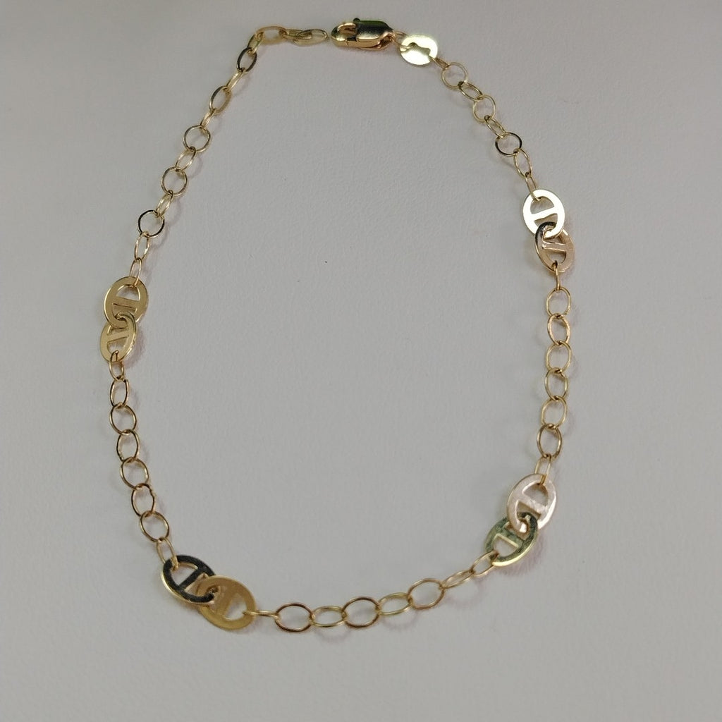PULSERA ESPECIAL 14K 21 CM 1.8 GR (NUEVO)