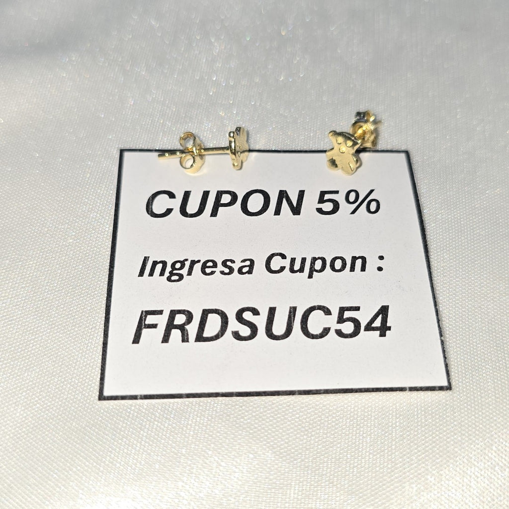 BROQUELES ORO 14K 0.7 (NUEVO)