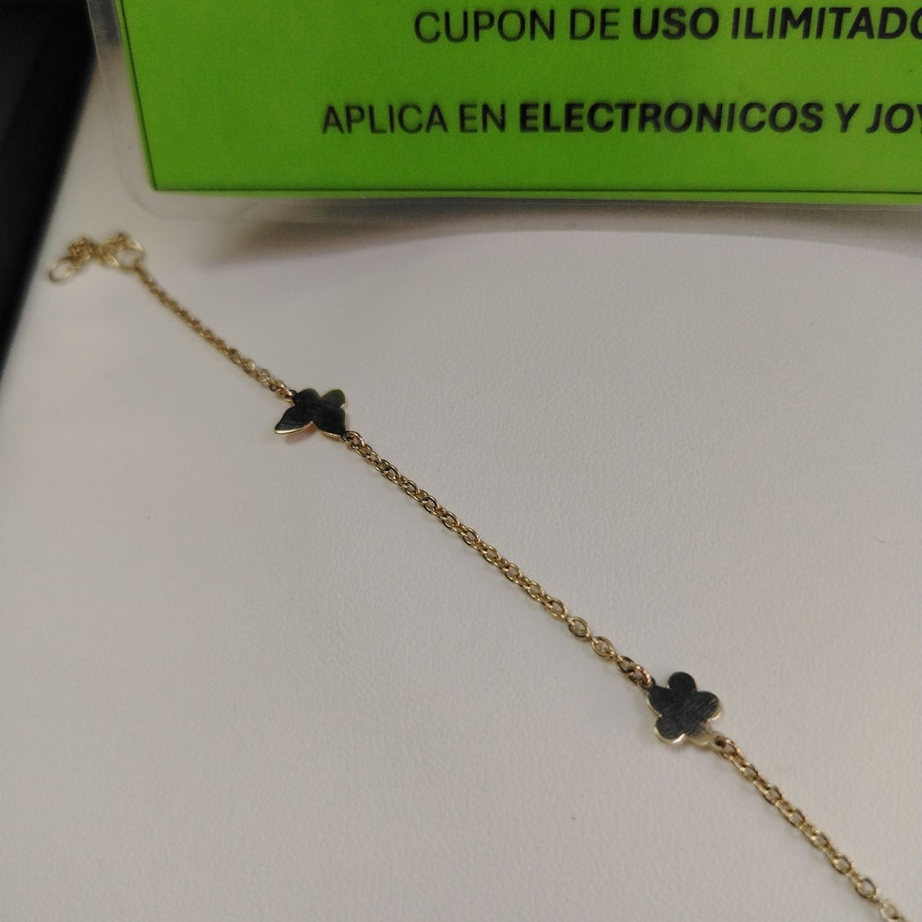 PULSERA ESPECIAL C FIGURAS 14K 18 CM 1.8 GR (NUEVO)