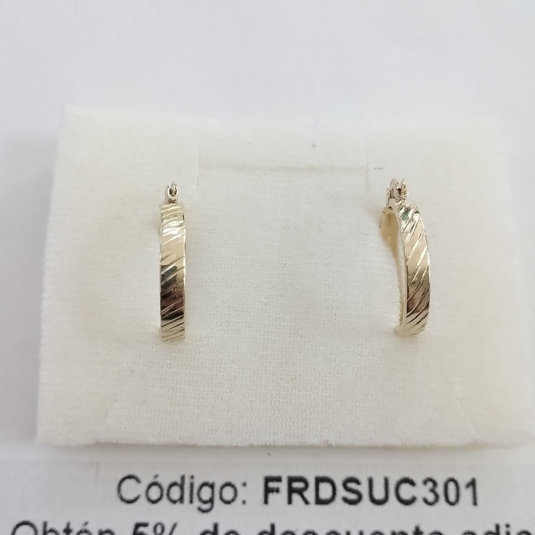 ARETES ARRACADA ASTRIADA 10K 1.9 GR (NUEVO)