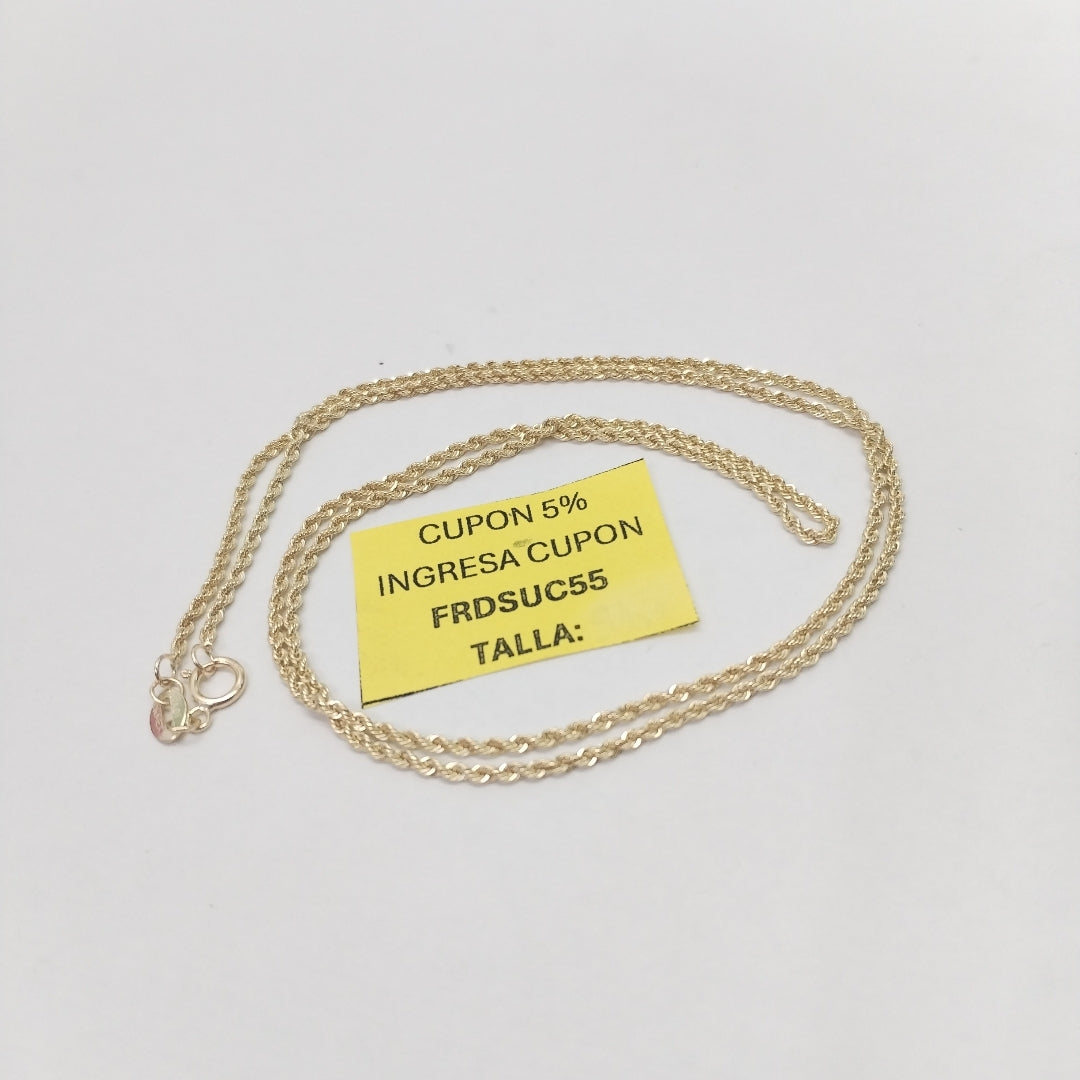 CADENA TORZAL 10K 55 CM 4.5 GR (NUEVO)