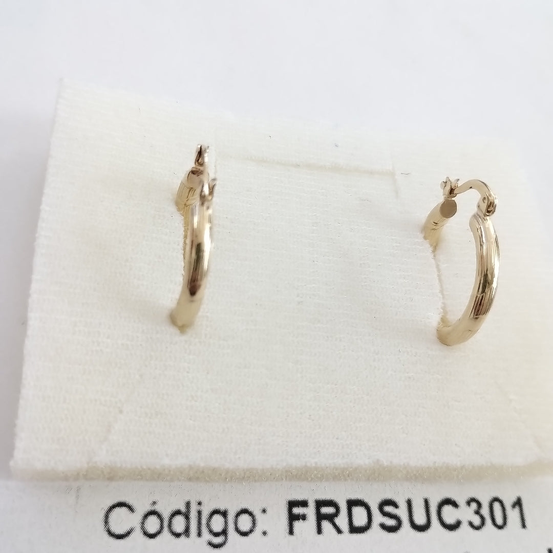 ARETES ARRACADAS 14K 2.6 GR (NUEVO)