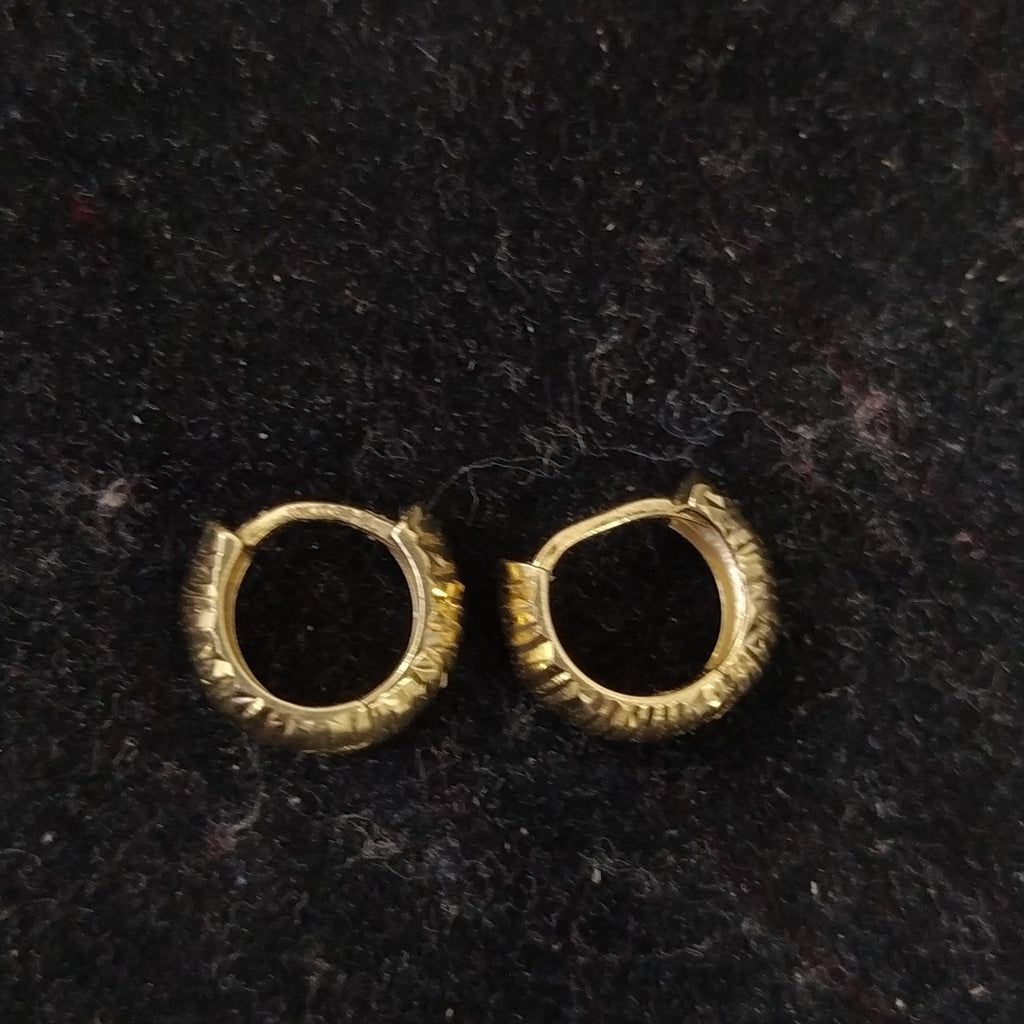 ARRACADAS PAR ORO 10 K 1,60 GRMS (SEMINUEVO)
