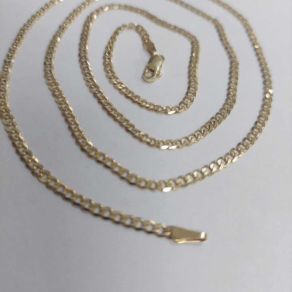 CADENA BARBADA 14K 55 CM 6 GR (NUEVO)