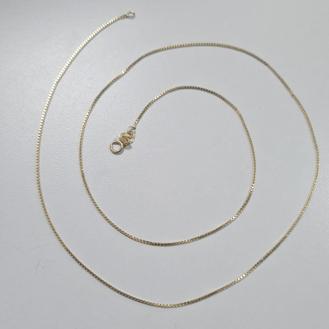 CADENA VENECIANO 14K 55 CM 2.4 GR (NUEVO)