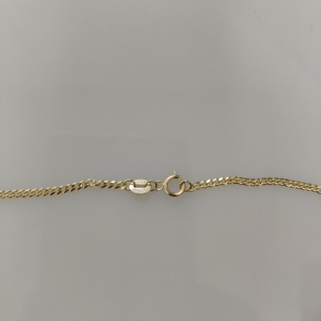 CADENAS TEJIDO BARBADA ORO 10K 55 CM 3.8 GR (NUEVO)