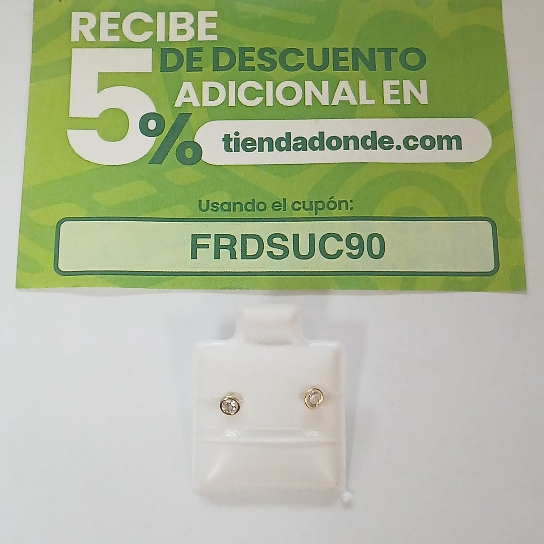 BROQUELES BROQUEL C CIRCONIA 14K 0.1501 GR (NUEVO)